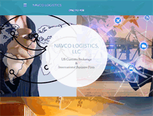 Tablet Screenshot of navcologistics.com